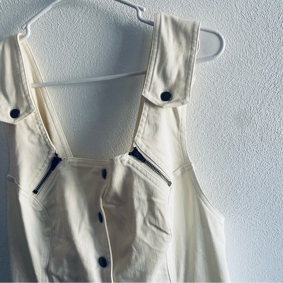 Free People Desert Desire Cream Button Down Midi Dress - Picture 10 of 15